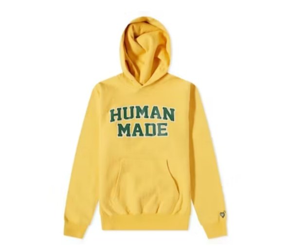 Human Made Yellow Pizza Graphic Hoodie