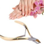 High-quality metal cuticle tool for perfect nail care
