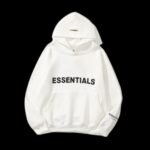 White Essentials Hoodie
